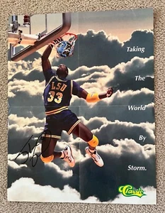 Shaquille O’Neal autographed 17”X22” poster by Classic. VG Cond. See description - Picture 1 of 3