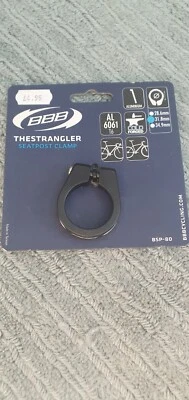Abrazadera de asiento de bicicleta BBB BSP-80 Cycling The Strangler aleación de aluminio 31,8 mm 262943 Foto 1 de 2