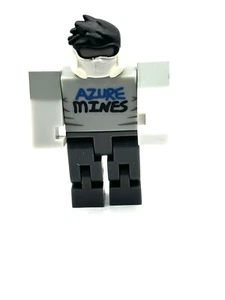 Roblox Series 2 Action Figure Only BEREZAA Grey Azure Mines Kids Toy No Code - Picture 1 of 2