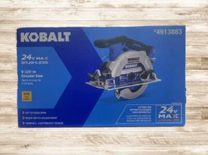 NEW Kobalt 24V MAX Brushless 6-1/2" Circular Saw 4913883 Bare Tool KCS 124B-03 - Picture 1 of 1