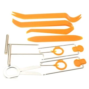 Audio Door Clip Panel Stereo Radio Removal Repair Car Portable Tool 12 Pc. Kit - Picture 1 of 9