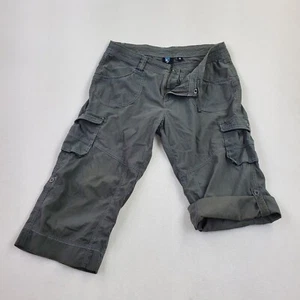 Pantalones capri Kuhl recortados con lengüeta enrollable gris para mujer talla 10 senderismo utilitario carga - Imagen 1 de 5