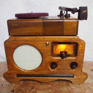Electric Gramophone Working Made by HRC Vacuum Tube Type Vintage Small 78rpm JP - Picture 1 of 10