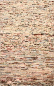 Modern Gabbeh Kashkoli Oriental Area Rug Hand-knotted Wool Home Decor Carpet 3x4 - Picture 1 of 12