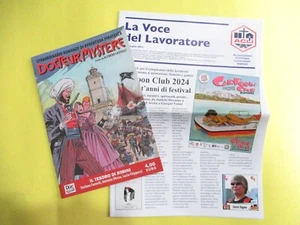 MARTIN MYSTERE ALBO INEDITO IL TESORO DI RIMINI GADGET '' LA VOCE '' FLYER 2024 - Picture 1 of 23