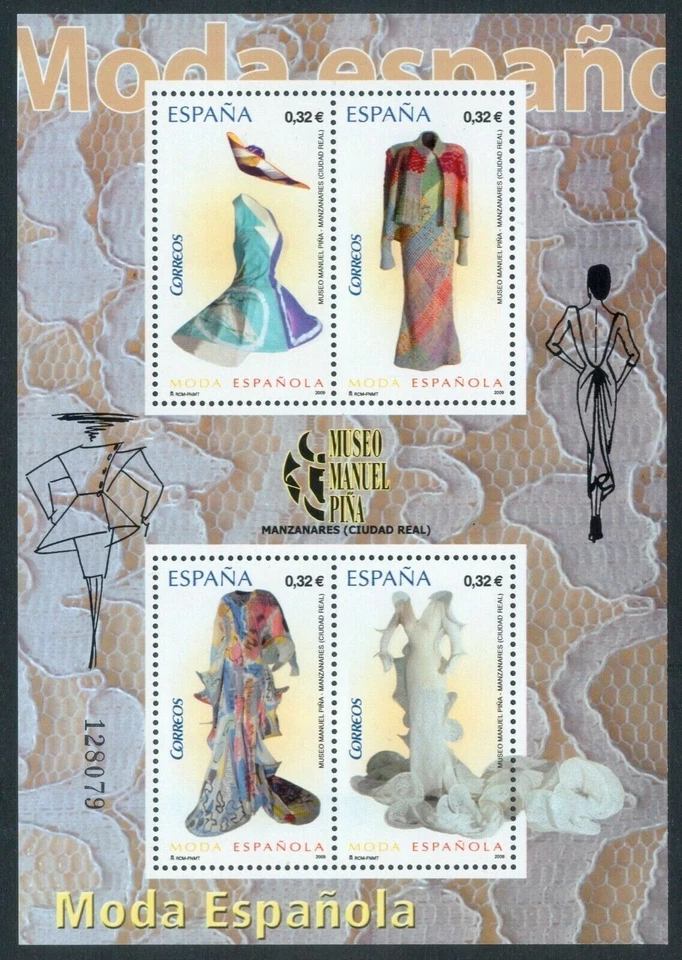 SPAIN AÑO 2009 EDIFIL 4494 HOJA BLOQUE MODA ESPAÑOLA ** MNH - Imagen 1 de 1