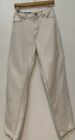 women urban outfitters, NEW cream colored jeans, contrasting seams size 30