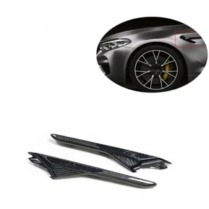For BMW F90 M5 G30 2018-24 Carbon Fiber Side Fender Air Vent Cover Trim Replace - Picture 1 of 9