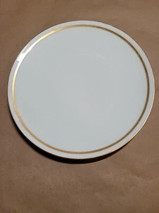 Vintage J&C Bavaria Frances Salatteller 7 5/8 Weißgoldrand und Band - Bild 1 von 4