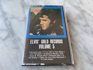 Elvis Presley Gold Records Volume 5 CASSETTE Tape SEALED! 1984 RCA AFK1-4941 NEW - Picture 1 of 3