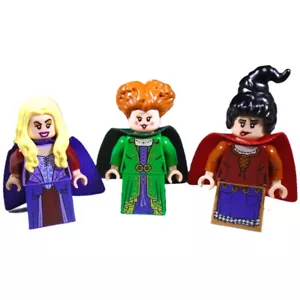 new LEGO all three Sanderson Sisters Minifigs from Disney Hocus Pocus set 21341 - Picture 1 of 1