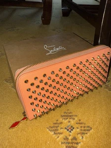 Christian Louboutin Stud Wallet/Purse Orange - Picture 1 of 7