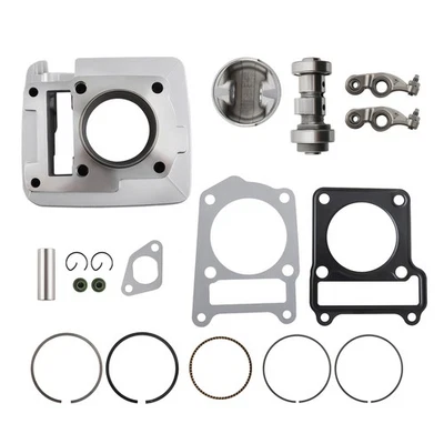 Conjunto de braço balancim eixo de comando de pistão cilindro 57 mm para Yamaha TTR125 TTR125E TTR125LE - Imagem 1 de 4