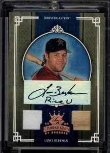 2005 Donruss Diamond Kings Signature Materials Bronze #103 Lance Berkm ID:289790 - Picture 1 of 2