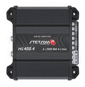 STETSOM HL400.4 – 2 Ohm Amplificatore Digitale 400 Watt Rms 4 Canali AUTO TRUCK - Photo 1/6