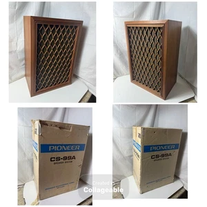 Vintage Pair of PIONEER CS-99A Speakers in Near Mint Condition!!! Original Box - Picture 1 of 24