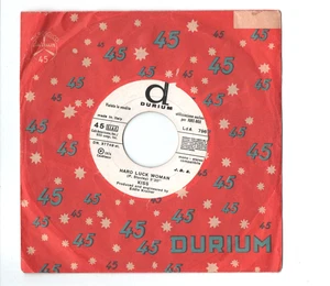 7'' KISS 45 rpm HARD LUCK WOMAN Jukebox ITALY Durium 1976 strong VG - Picture 1 of 1