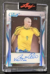 Autografo 2025 Foglia Perla Ronaldo Nazario /6 - #PS-RN1 - Foto 1 di 2