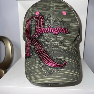 Remington Signatures Women’s Hat Cap Pink Camouflage Green Adjustable Breathable - Picture 1 of 7