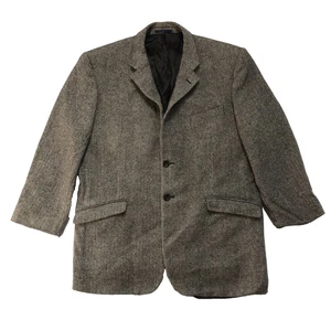 Brook Taverner Moon Jacket Uomo 44S Grigio Lana Tweed Hacking Country Shooting - Foto 1 di 9