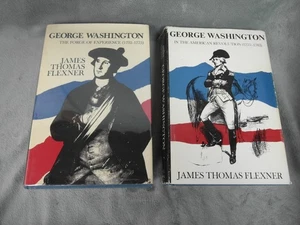 2 Volumes George Washington James Thomas Flexner HC DJ 1965 + - Imagen 1 de 5