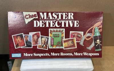 VINTAGE 1988 CLUE MASTER DETECTIVE Board Game by Parker Brothers - 100% COMPLETE - Image 1 of 4