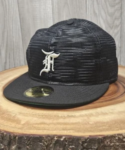 Essentials Fear Of God New Era 59Fifty Gorra Ajustada Talla 7 5/8 Malla Camionero - Imagen 1 de 16