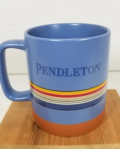 Pendleton National Parks Collectible Blue Stoneware Coffee/Tea Mug 18oz Stripe - Picture 1 of 8