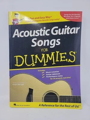 Acoustic Guitar Songs For Dummies - Hal Leonard Publishing - Guitar for Beginner - Image 1 of 4