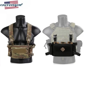 Emerson Tactical Assault Chest Rig D3CR Micro Harness Front Panel w/ Mag Pouches - Picture 1 of 13