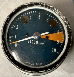 73 1973 Honda XL250 XL 250 Motorcycle Body Engine RPM Tachometer Tach Gauge - Picture 1 of 4