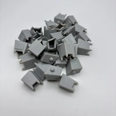 Monopoly Looney 32 Silver Television Sets Tunes 1999 Buildings Houses Pieces - Image 1 of 2