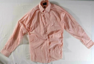 Camisa Dockers Para Hombre Talla M 15 15.5 34/35 Manga Larga Coral Blanco Rayas Mediana Foto 1 de 3