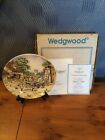 Wedgewood limited edition plate, Harvest Supper, 26 cm dia, with original C.O.A