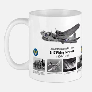 11oz mug - B-17 Commemorative - Printed Ceramic Coffee Tea Cup Gift - Picture 1 of 1