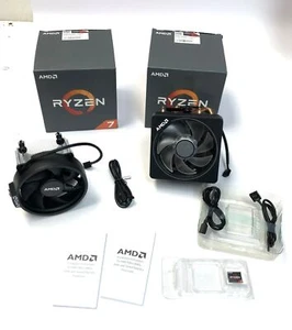 2 AMD RYZEN 7 2700x Fan and Heatsinks Only (NO CPU) for 3.7 GHz Base 8-Core - Picture 1 of 14