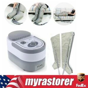 MACCHINA COMPRESSIONE GAMBE TRATTAMENTO LINFEDEMA POMPA ARIA MASSAGGIATORE GAMBE per caviglia TOP NUOVO - Foto 1 di 13
