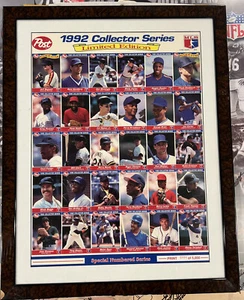 1992 POST Collector Series UNCUT Sheet of 30 MLB #’d/5000 Framed Ken Griffey Jr. - Picture 1 of 7