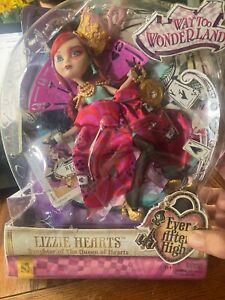 EverAfter High -Way Too Wonderland -Lizzie Hearts Doll -Queen of Hearts 
