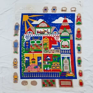 Viktorianisches Haus Wandbehang weiche Skulptur Puppen schneiden & nähen zum Selbermachen ungeschnitten lesen - Bild 1 von 16