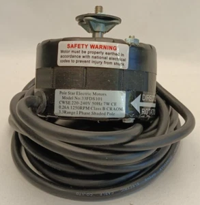 POLE STAR 33FD-S101 REFRIGERATION 33 RANGE FAN MOTOR 230V 7 WATT - NEW OTHER - Picture 1 of 3
