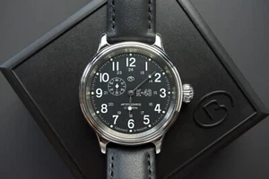 Vostok Retro 540854 K-43 Automatic Mechanical Watch Leather USA Seller - Picture 1 of 8