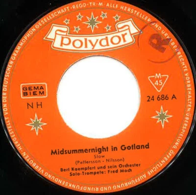 Bert Kaempfert & His Orchestra - Midsummernight In Gotland / Holiday In Scotland - Image 1 of 2