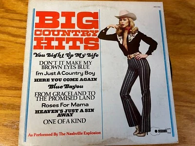 BIG COUNTRY HITS Nashville explosion LP - Image 1 of 2
