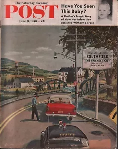 Samstagabendpost 9. Juni 1956 Hugh B Höhle Henry Lee 102518DBPost - Bild 1 von 1