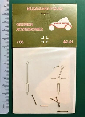 JORDI RUBIO AC-01 - MUDGUARD POLES GERMAN - 1/35 METAL - Immagine 1 di 2
