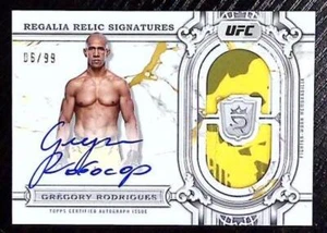 2024 Topps Royalty UFC Autograph #RRS-GRS Gregory Rodrigues Relic AUTO 6/99 MMA - Picture 1 of 2