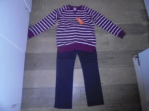 NWT Gymboree straight A athletes blue skinny jeans and matching sweatshirt 6 - Picture 1 of 5