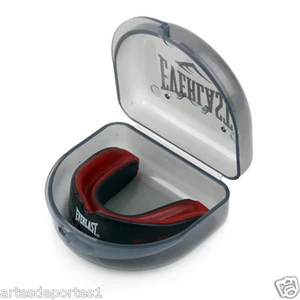 Everlast Official Double Mouth Guard Taekwondo Boxing MMA Martial Arts Adult  - Picture 1 of 21
