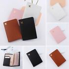 Wallet PU Leather Document Bag Passport Holder Card Case Protector Cover